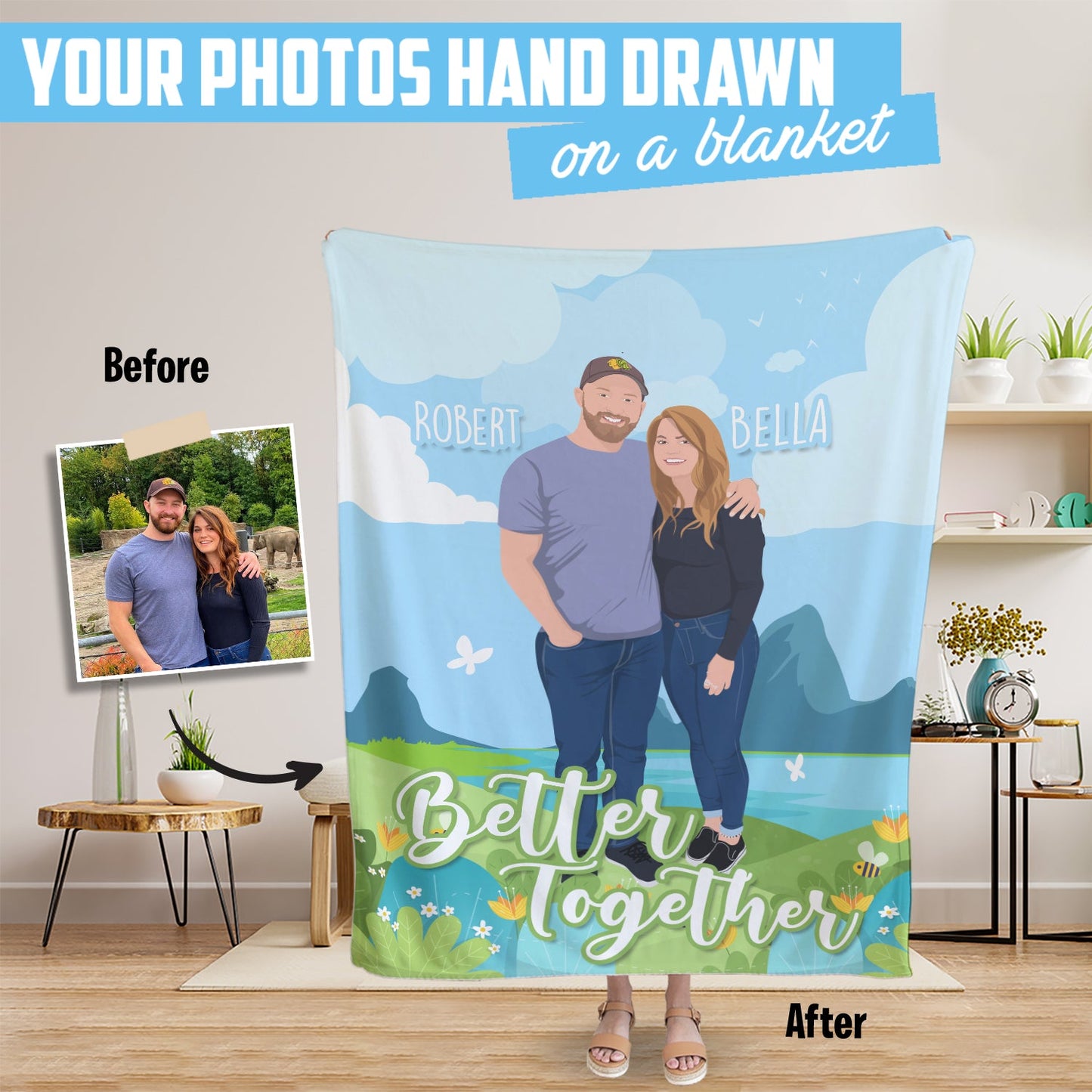 Better Together Personalized Blanket