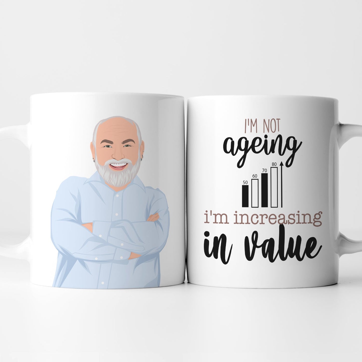 Increasing in Value Mug Personalized